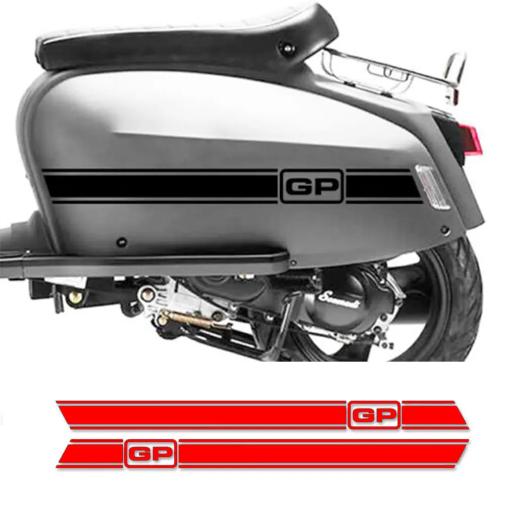 オートバイおよびスクーター用のストライプステッカーセット,Gpサイドパネルステッカーキット - AliExpress エンジンガード ロイヤルに適合する アロイに適合する GP 300 GP250 GP200 GP150 TG300s TG250 T