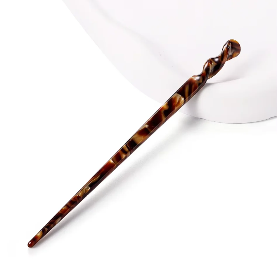 Chinese Style Vintage Acetate Resin Hair stick Women Hairpins Hair Clip Pin Headwear Wedding Jewelry Accessories