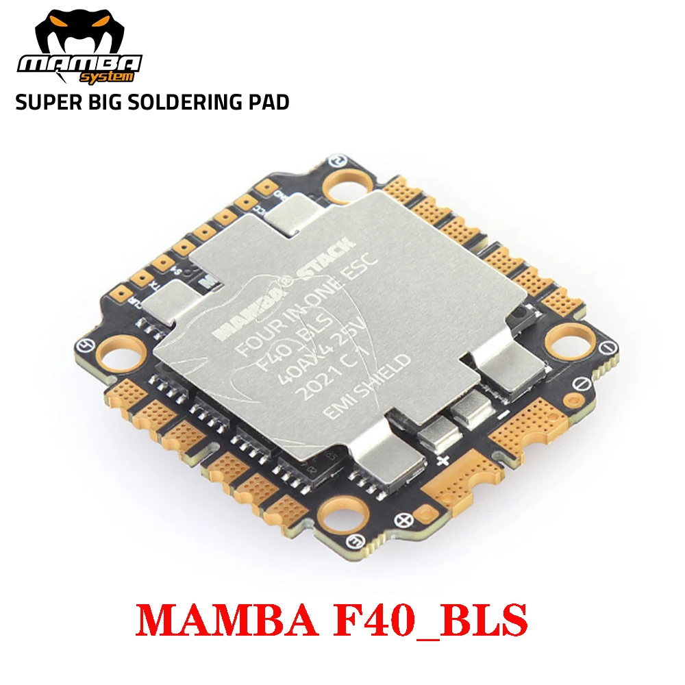 

DIATONE MAMBA MK2 F40 40A бесщеточный ESC BLHeli_S CH40 4 в 1 Dshot300/600 электронный контроллер скорости 4-6S для RC FPV гоночного дрона