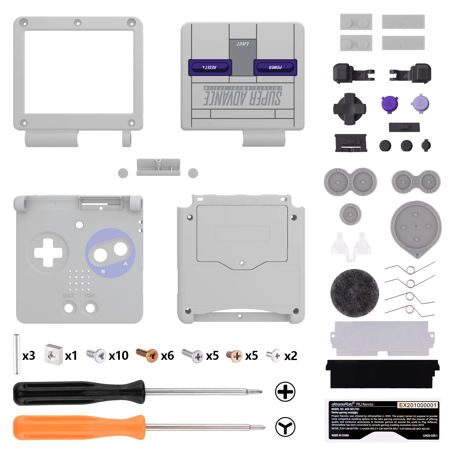 SP GBA SP, Soft Touch atualizado, IPS