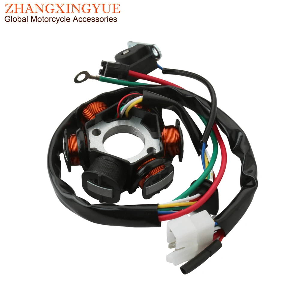 Scooter 6-Coil Dio50 Magneto Stator For Honda Dio AF17 AF18