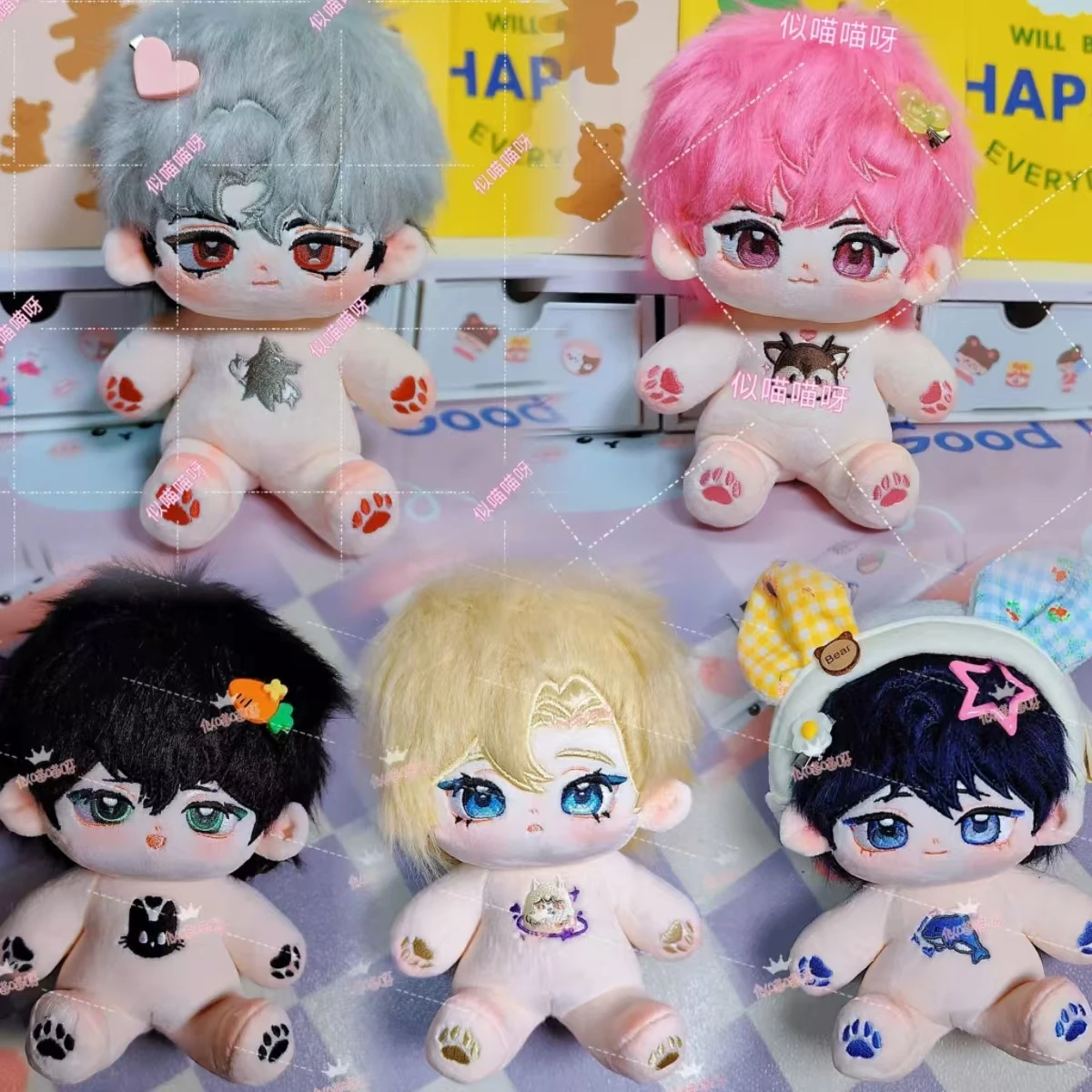 20 cm PLAVE YEJUN NOAH BAMBY EUNHO HAMIN Anime Figuren Cosplay Plüsch Dress Up Baumwolle Puppe Kawaii Plüsch Spielzeug Geschenke für Fans