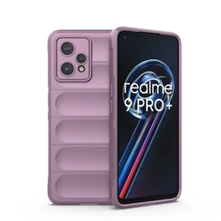 Shockproof Anti - Slip Silicone Full Cover Phone Case for Realme 14 5G Global (Purple)
