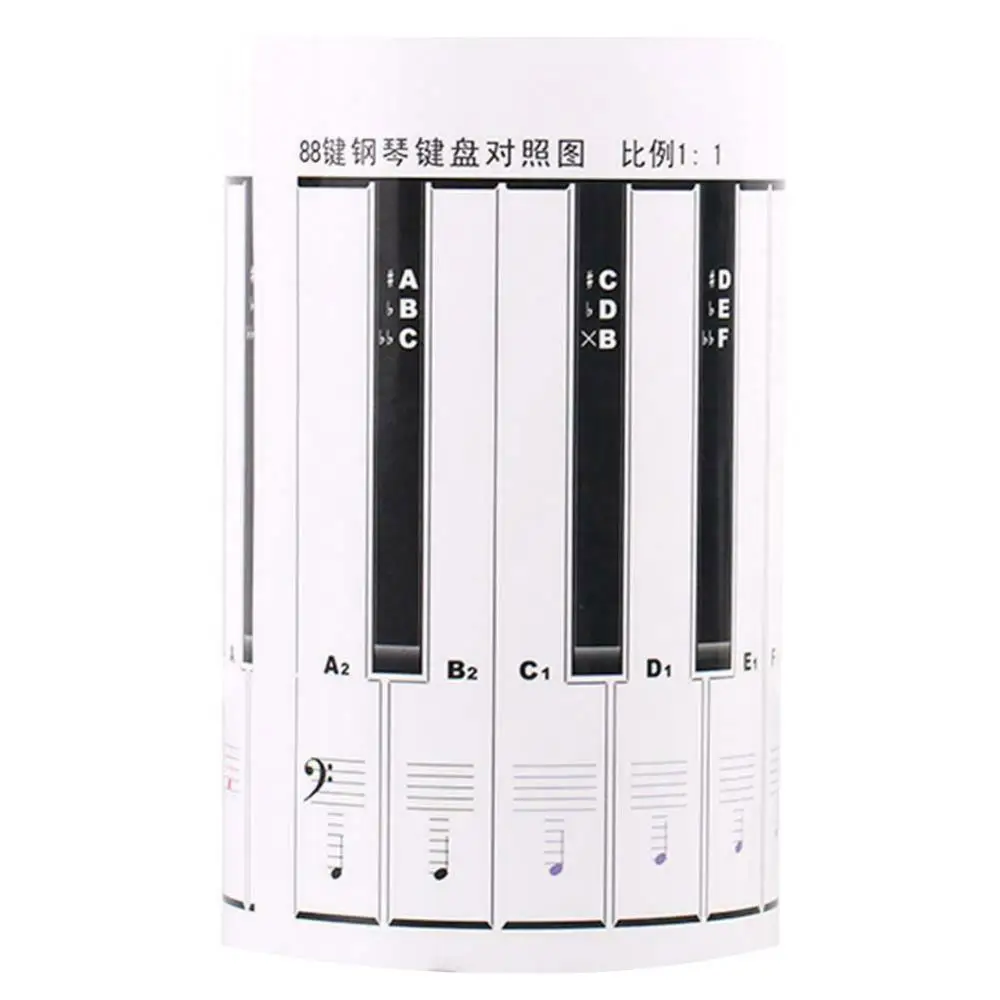 Waterproof Portable Piano Keyboard Instruments Flexible 88 Key Electronic Piano PE Keyboard Practice Card Musical Instruments
