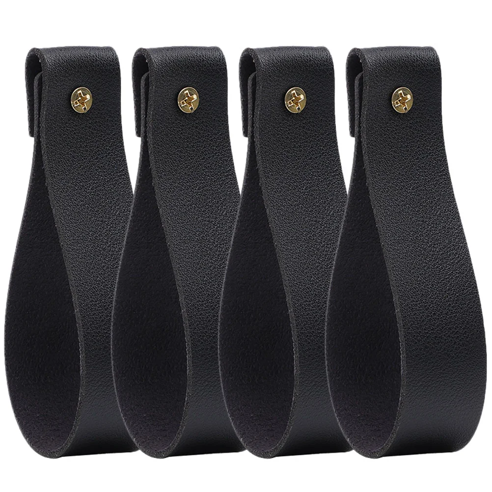 

Leather Wall Hooks Wall Hanging Straps Curtain Rod Holder Wall Mounted Pole Wrap Hangers