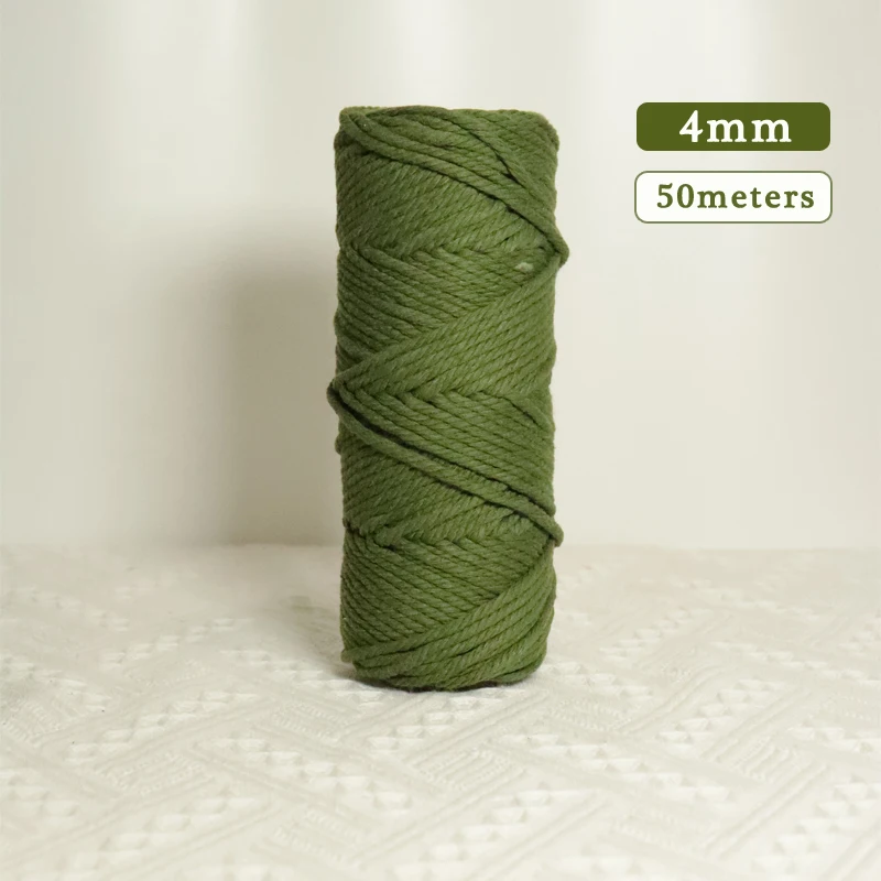 Netuno 1x corda macramè colorata rosso 5 mm 100 m filo macrame corda di cotone filato di cotone cordoncino corda per lavori uncinetto ferri da maglia gomitolo
