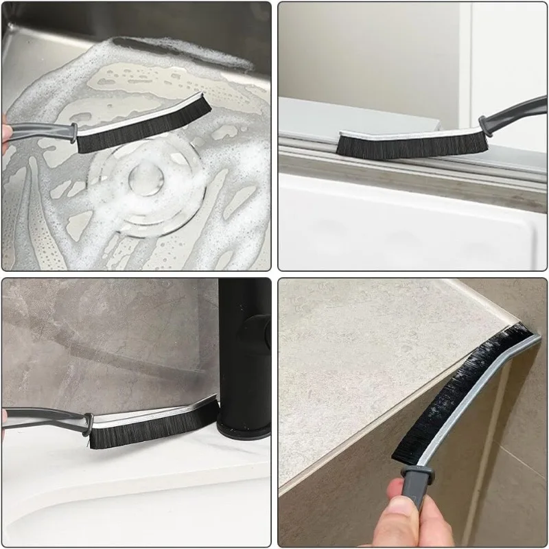 Heavy-Duty Crevice and Tile Gap Cleaning Brush