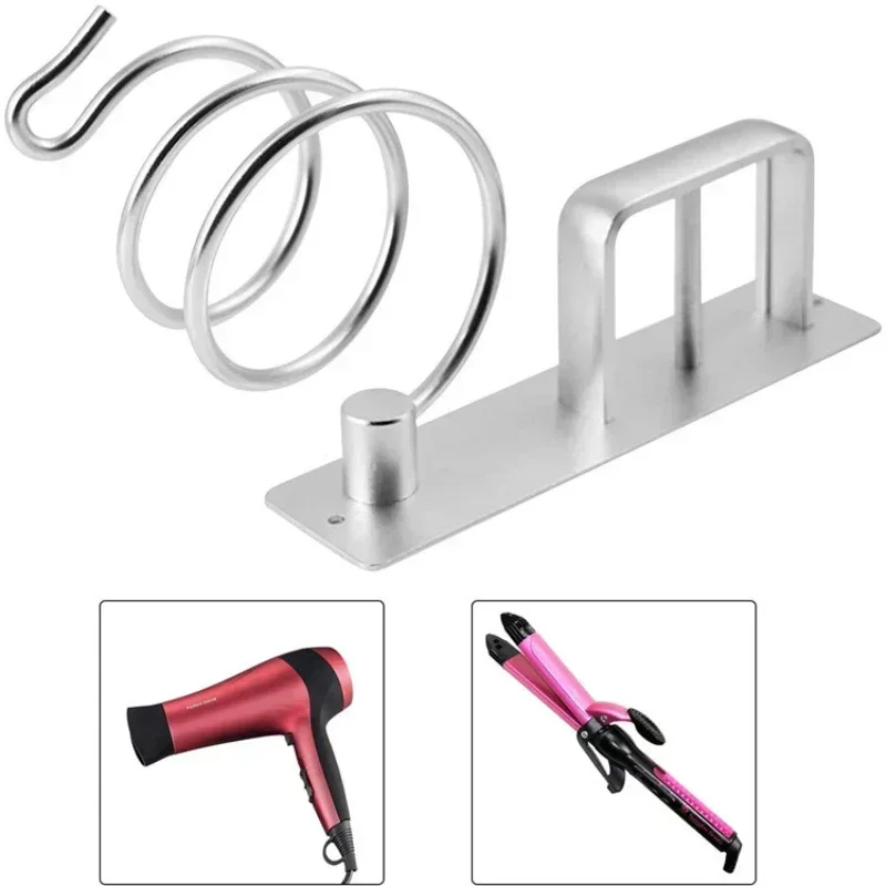 Hair Dryer Holder Organized Rack Wall Mounted Hair Straightener stand Bathroom Shelf Storage Shelves Accessories Shelves 4