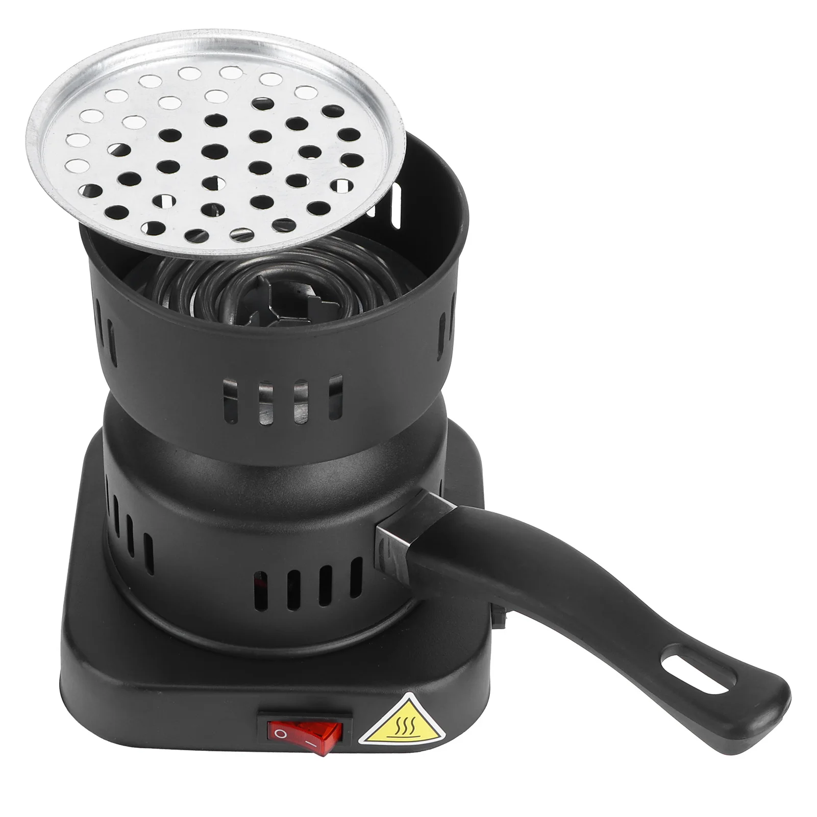 Coffee Heater Tubular Charcoal Stove Electric Stove 1000W Heat‑Resistant Coating Charcoal Tubular Heating for Home