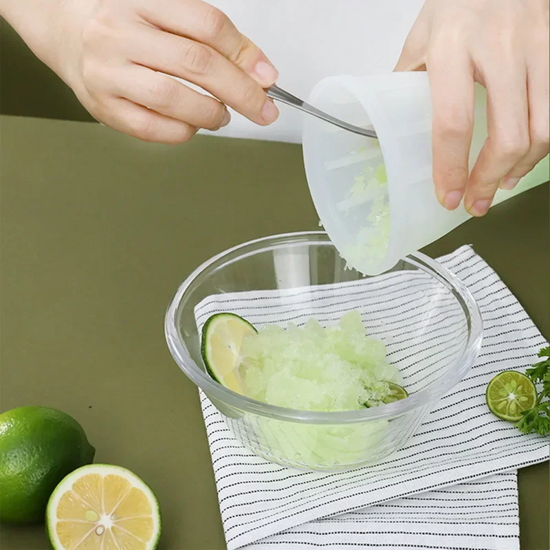 DIY Slushy Cup Ice Maker Cup Homemade Smoothie Milkshake Bottle Durable Slushy Ice Cream Maker Squeeze Slush Quick