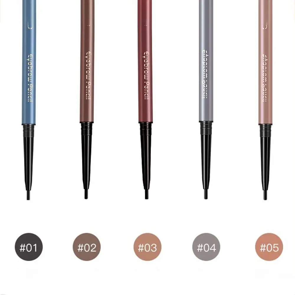

Водостойкий двухсторонний карандаш для бровей, портативный устойчивый к поту стойкий макияж, не цветущий, не выцветает, оттенок бровей для женщин