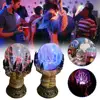 New Glowing Deluxe Cellular Crystal Ball Luminous Witch Electrostatic Spooky Light Serve Skull Hallow Finger Decor Plasma H V2y5 3