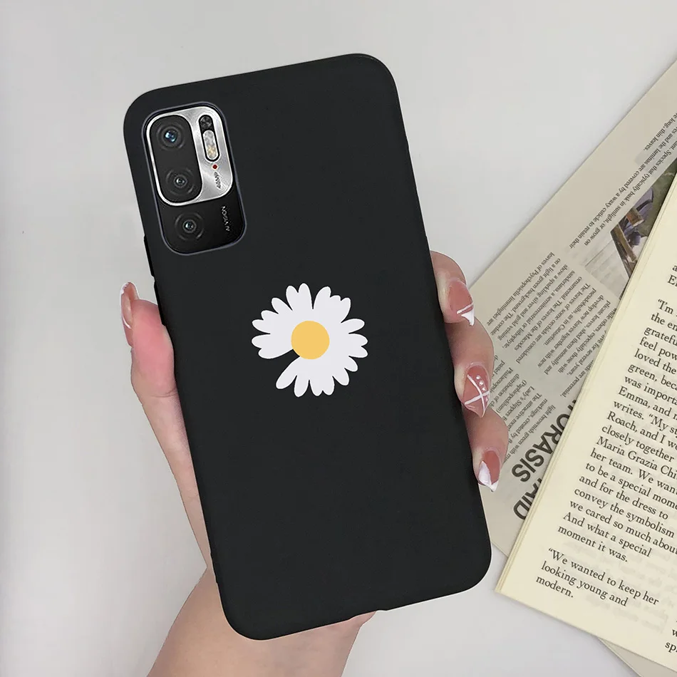 Charming Heart Soft Silicone Phone Case for Girls - Compatible with Xiaomi Redmi Note 10/10T 5G