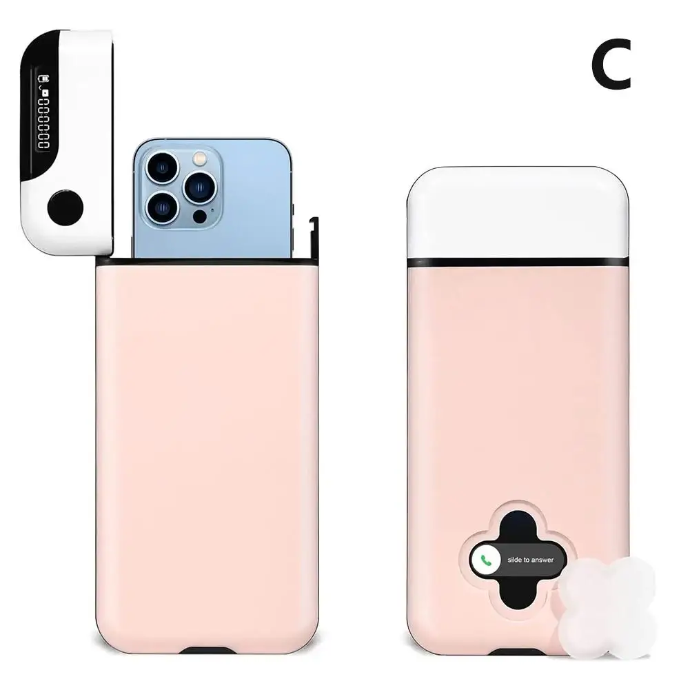 Portable Mobile Phone Lock Box Self-regulating Timed Smart Phone Lock Case Self-Discipline Keepin Box Limit Cell Phones Use