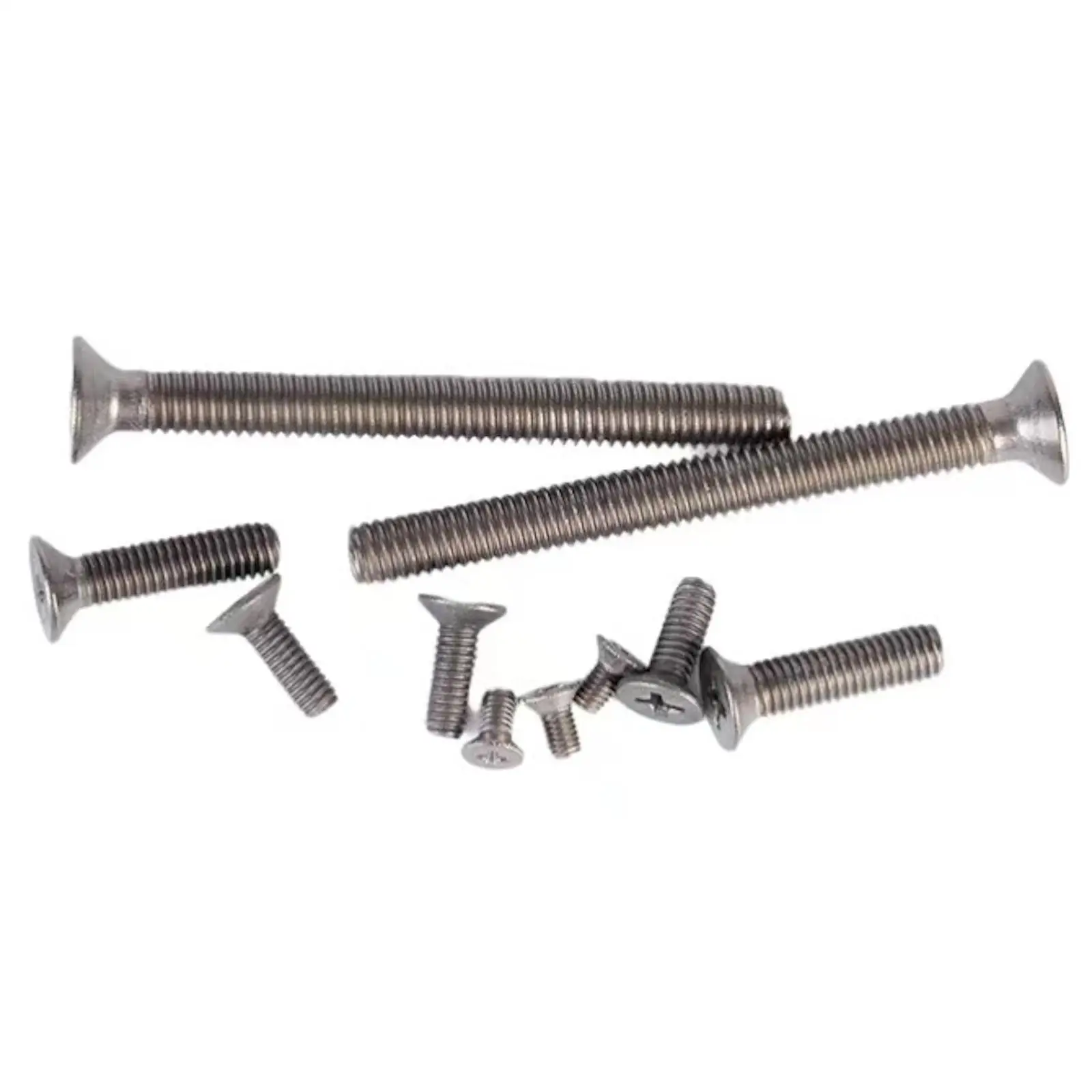 

LOT 10 M3/M4/M5/M6 TA2 GR2 Titanium Flat Pan Cap Cross Recess Screw Bolts