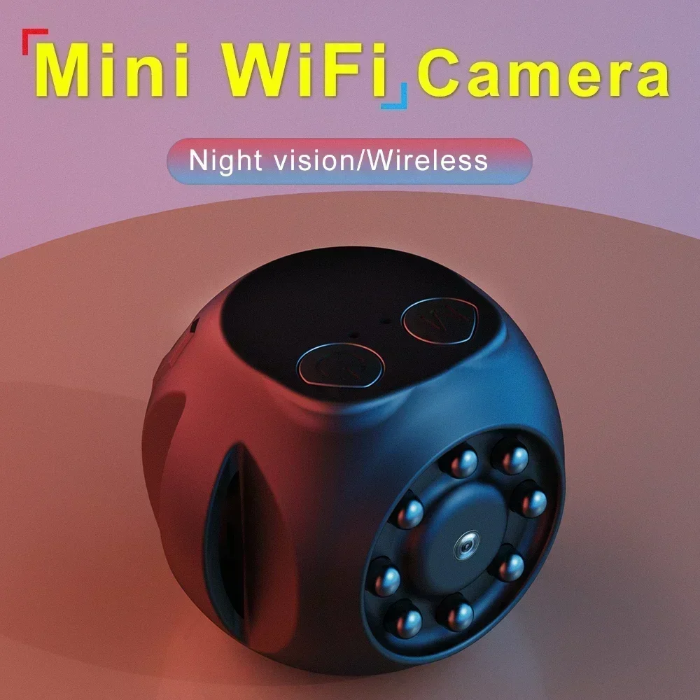 PEGATAH Mini 1080P Wifi Camera Remote Monitor Night Vision Video Recorder Wireless Micro Webcam Smart Home Security Camcorders