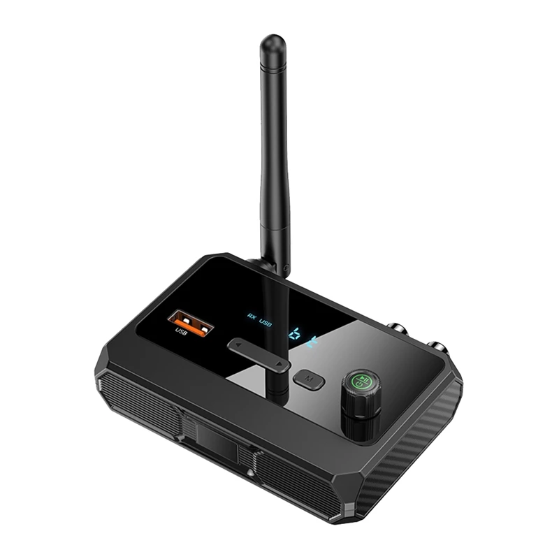 

Bluetooth 5,3 аудио передатчик приемник 3,5 RCA оптоволоконный коаксиальный U диск стерео музыка беспроводной адаптер ключ