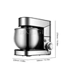 1200W Stainless Steel Desktop Egg Beater, Small Flour Mixer, Commercial Dough Forming Machine 2