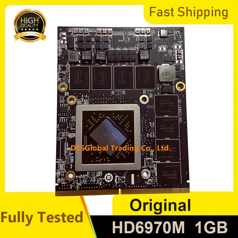 

Original HD6970M HD6970 HD 6970M Video Card 1GB 109-C29657-10 216-0811000 2011 Graphic VGA Card For Apple iMac 27" A1312