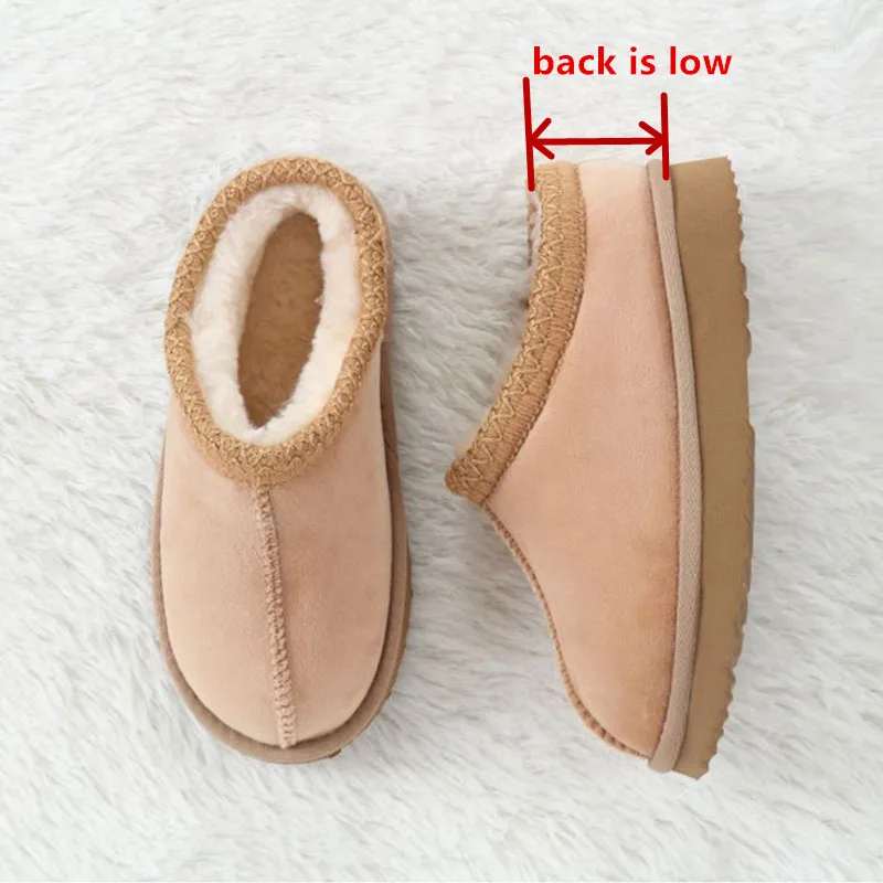 kids shoes boys girls velour fleece winter low-back slippers children toddler teen kids  fashion velvet home slipper