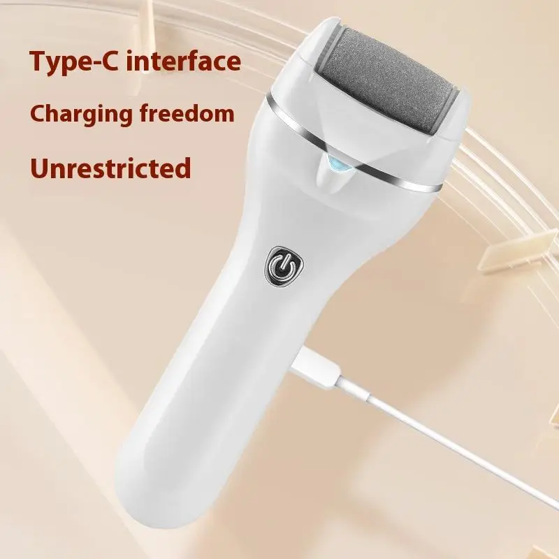 Electric Foot Callus Remover Waterproof Pedicure Scrubber Tool_voghion.com