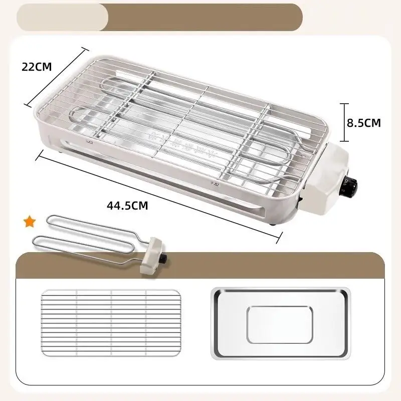 Multifunction Electrictemperature Control Baking Grill Pan For Home Grill Barbecue