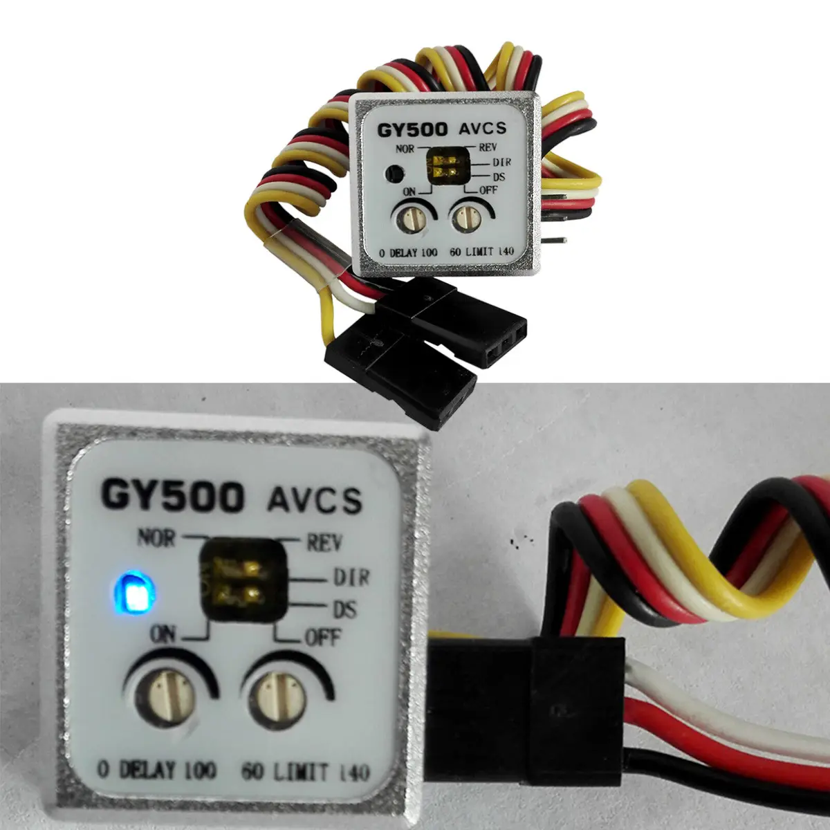 Single Axis Gyroscope Digital Gyro For RC Car Helicopter Modification Mini Spare Parts Tail-locked Heading Lock GY500 — view 2