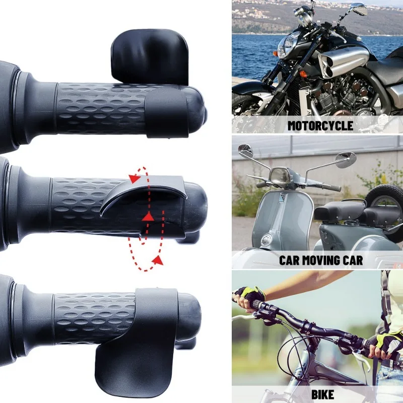 Universal Carbon Fiber Motorrad Beschleuniger Unterstützen Griffe Tempomat Lenker Assistent Clips Handgelenk Rest Moto Zubehör – Detail 3