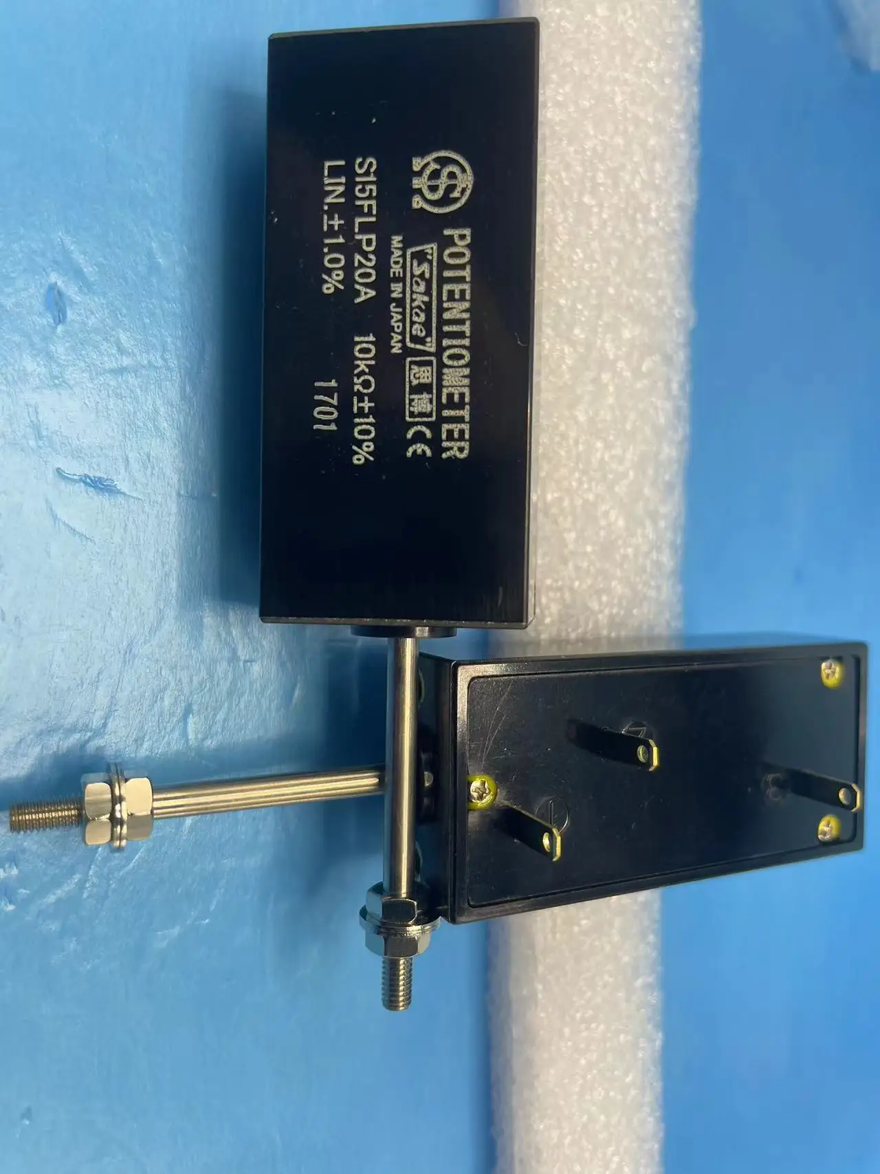 Sakae Sibo оригинальный импортный S15FLP20A 10K потенциометр линейного перемещения с возвратом пружины
