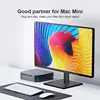 Hagibis USB C Hub with Hard Drive Enclosure Type C Docking Station 2.5 SATA NVME M.2 SSD Case 4K DP USB3.0 M1 M2 for Mac Mini 2