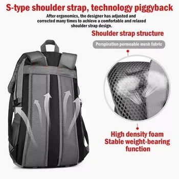 Men Women Travel Outdoor Backpack Rucksack Camping Laptop Hiking School Book Bag 3