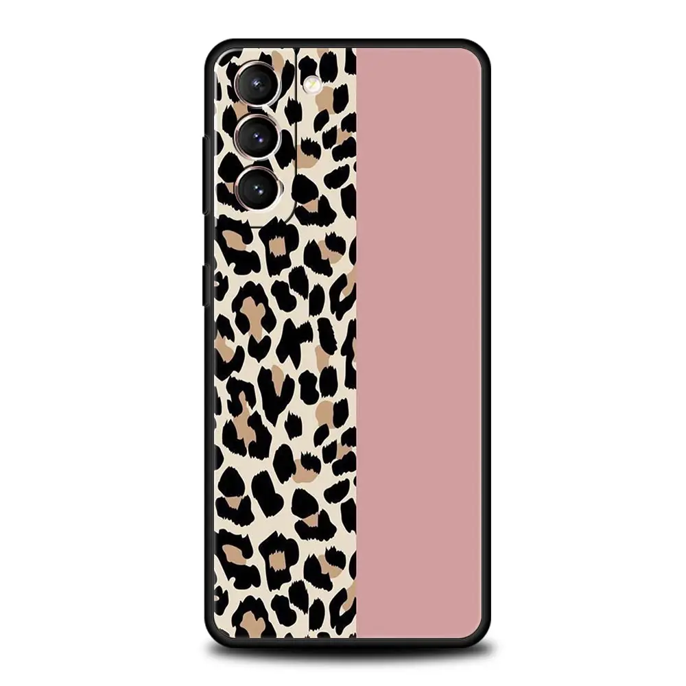 Leopard Cheetah Print Soft Silicone Phone Case Cover