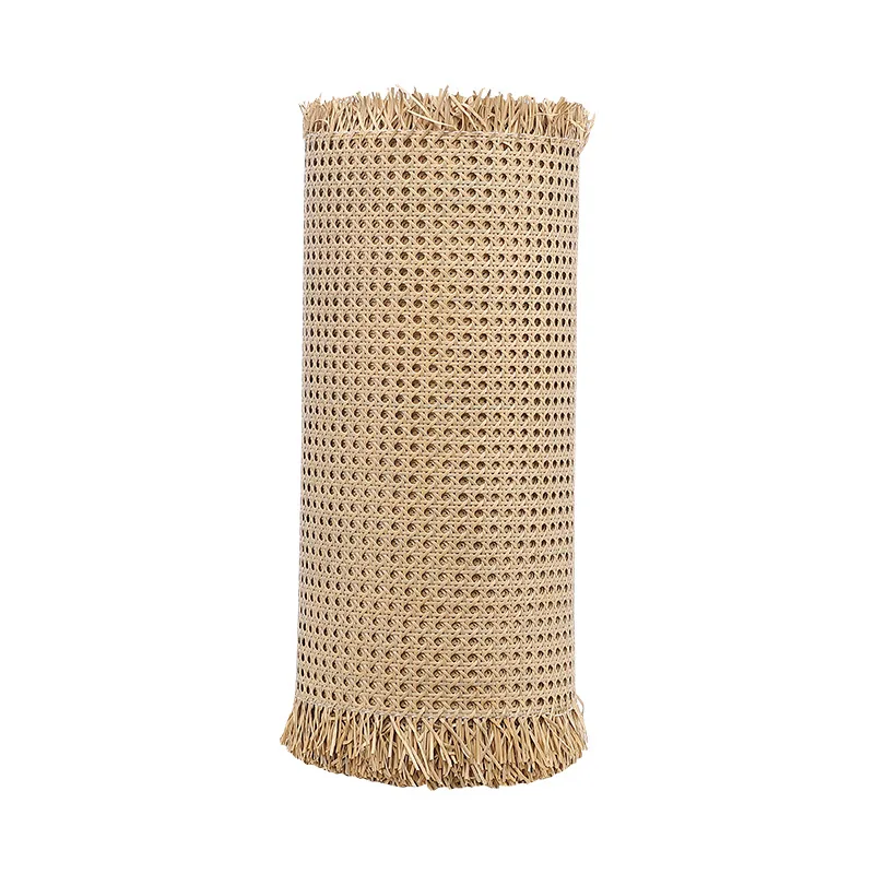 Multiple Sizes Plastic Rattan Octagonal Decoration Cane Webbing Real Indonesia Rattan Wall Decor Furniture Repair Material