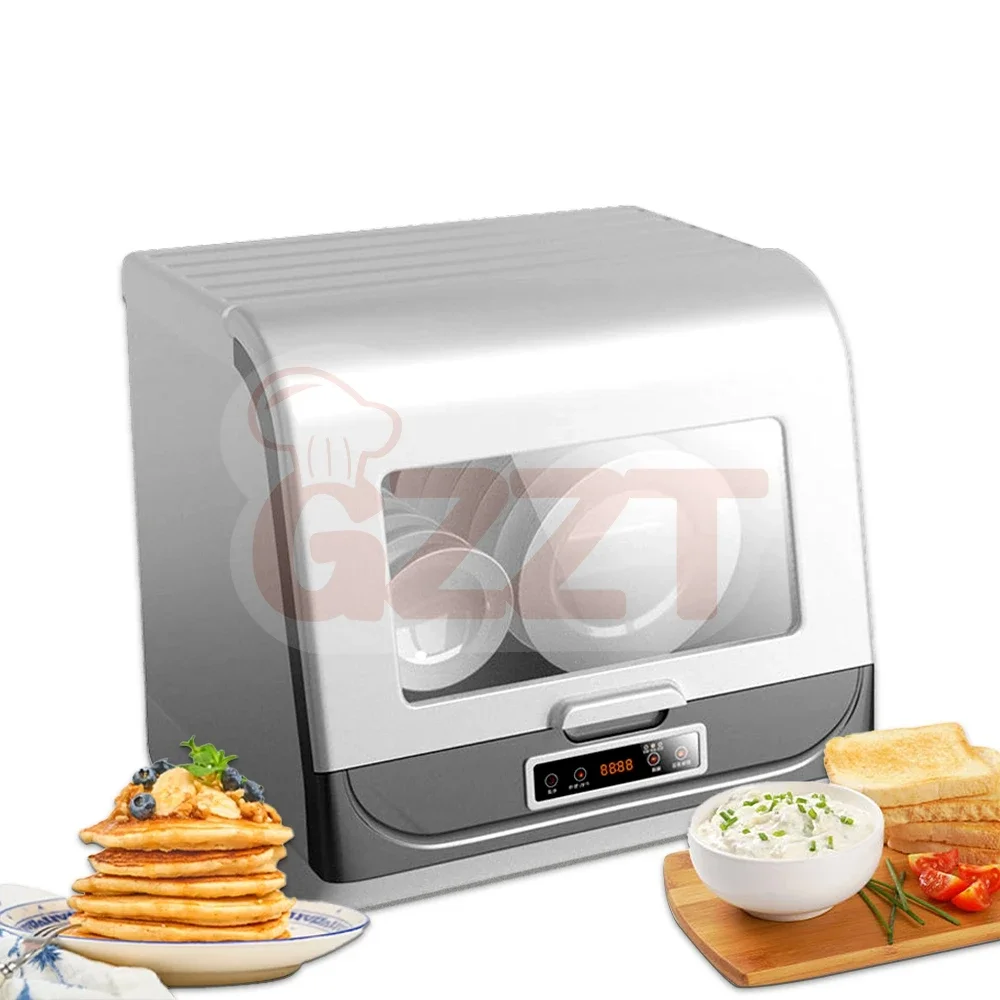 Use Tabletop Dishwasher Counter Top Commercial Dishwasher Kitchen Appliance Tabletop Full-Automatic Dishwasher 4