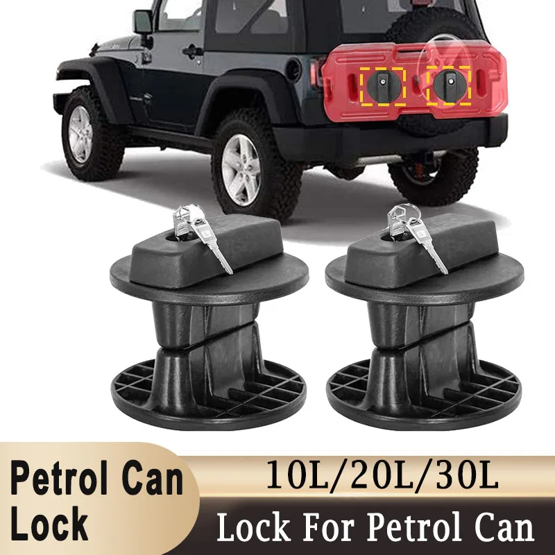 Fuel Can Lock Bracket Mount for 10 20 30L Jerry Can Gas Diesel Fuel Tank Oil Container Spare Petrol Tank Backup