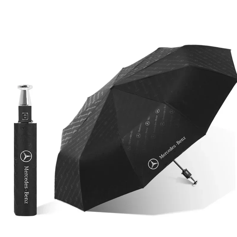 Umbrella For Mercedes Benz Auto Automatic Fold Parasol Suitable for adults and children on rainy and sunny days folding umbrella automatic umbrella automatic sun umbrella