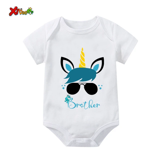 body Criança Infantil Roupa Bebê unicórnio colorido cavalo