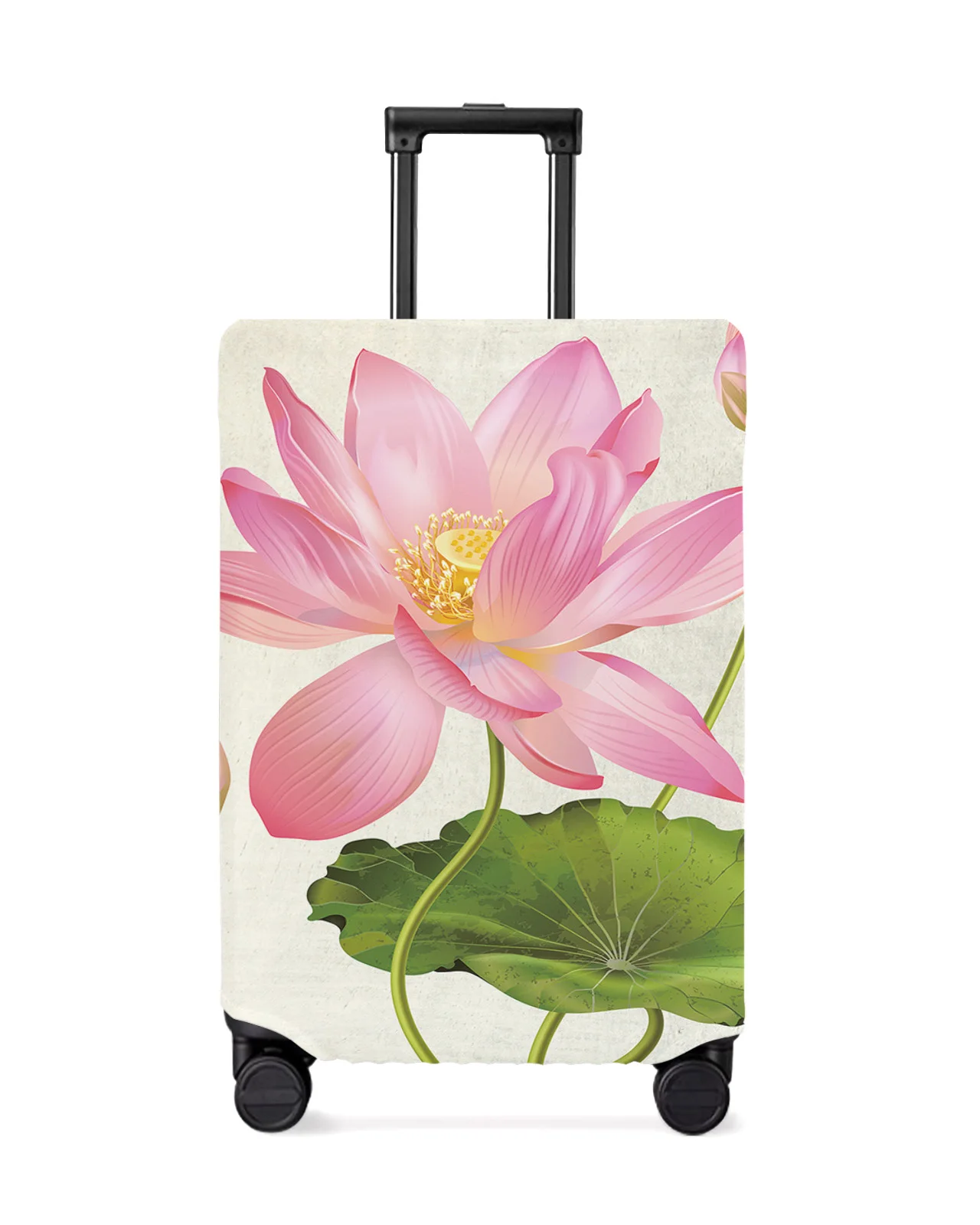 plant-pink-lotus-travel-luggage-protective-cover-for-18-32-inch-travel-accessories-suitcase-elastic-dust-case-protect-sleeve