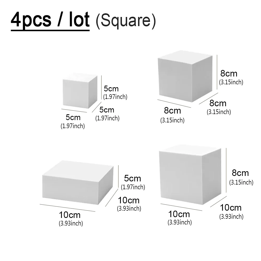 4 pcs White set S