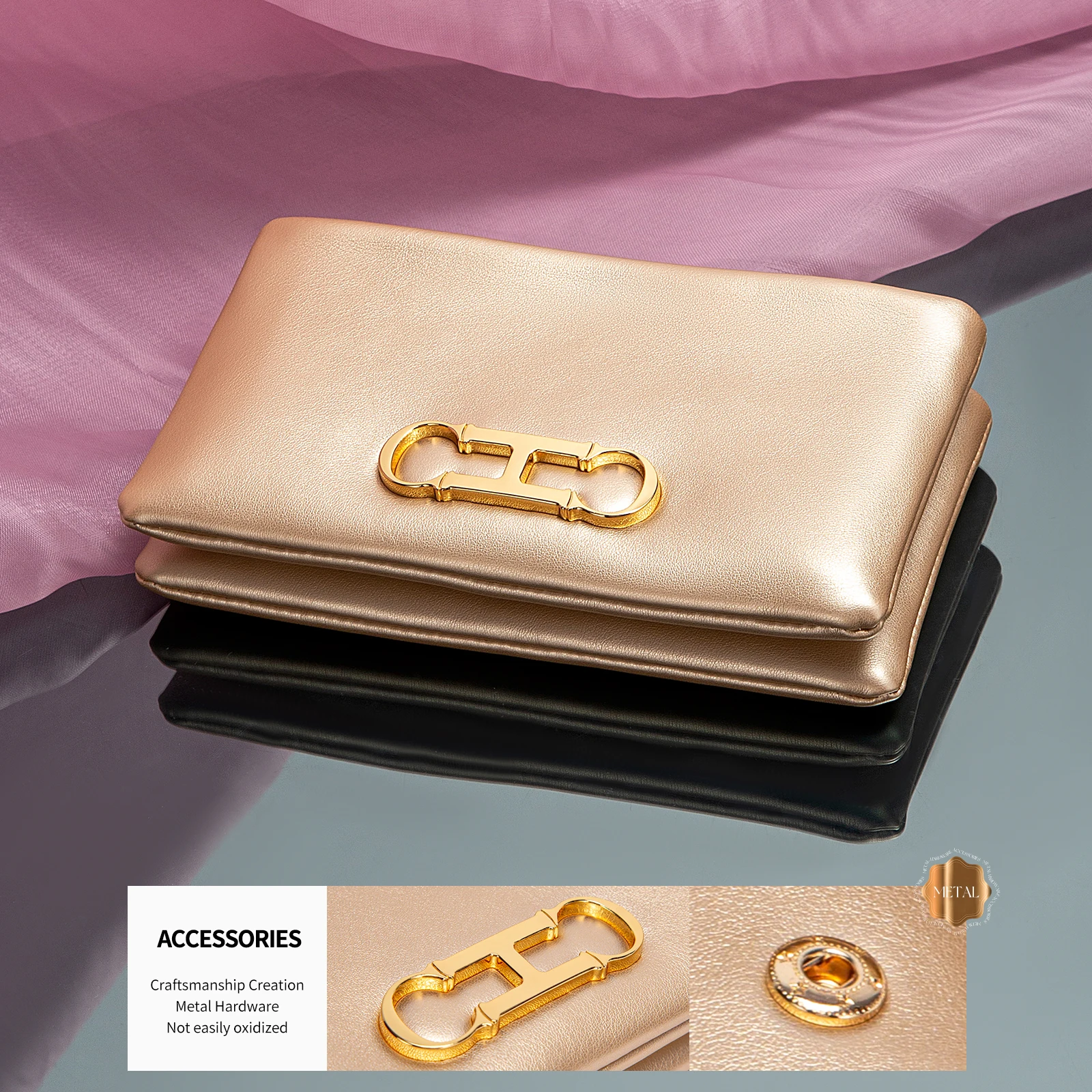 تصميم فاخر جديد 2024 حقيبة يد نسائية ذات تصميم مست...