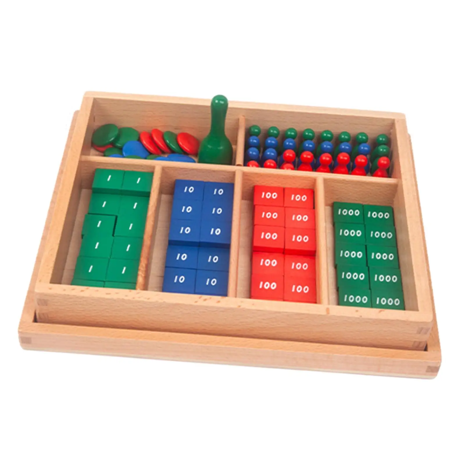 Montessori Stamp Game School Classical Preschool Children Baby Boys Girls Maths Toys Math Material Kids Early Development 2