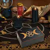 Tarot Card Case Vintage Wooden Trinket Box  Jewelry Box Small Wood Vintage Multi-functional Box For Tarot Card accessory 3