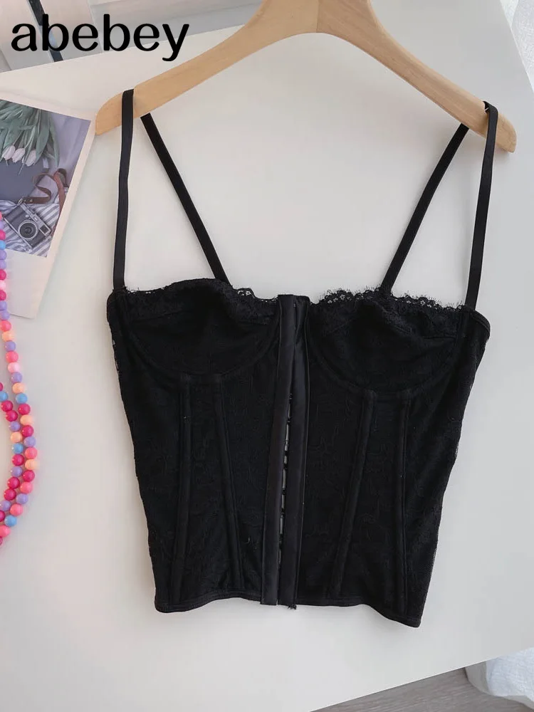 Sexi Hímzés csipkével Nők camis tops Nők Fűző bralette Mellényke bejárati Szállodai küldönc Termény aranyos Alsóing Választékos Francia Sikk Félfogadás clubwear