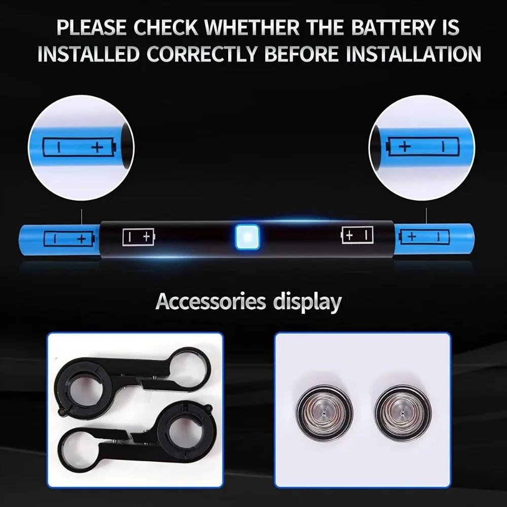 Bicycle Handlebar Extended Bracket Rechargeable Batteries Power Bank for Bike Headlight Holder Support MTB Accessories