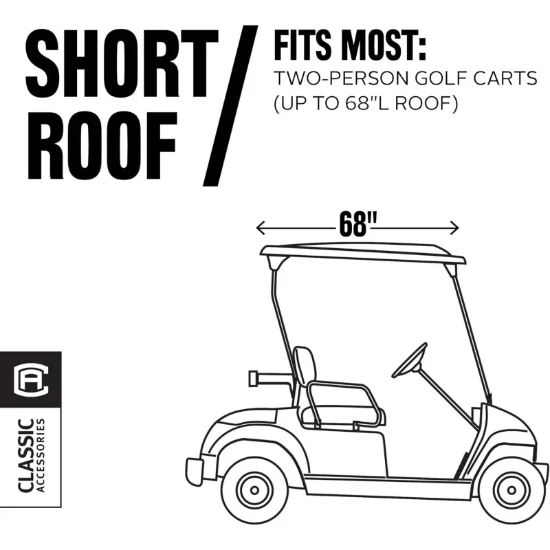 Classic Accessories Fairway Golf Cart Travel Enclosure