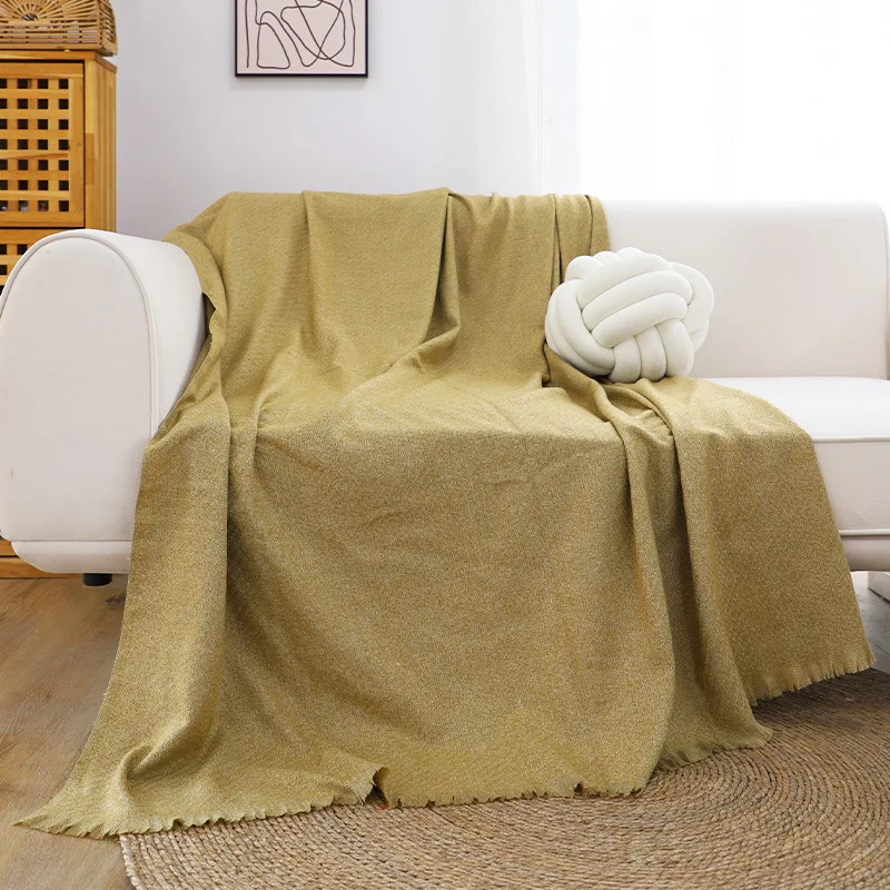 

1pcs Solid Blankets Throw Blanket Soft Bed Cover Warm Stitch Bed Bedspread for Sofa Bedroom Picnic Blanket Blankets for Beds