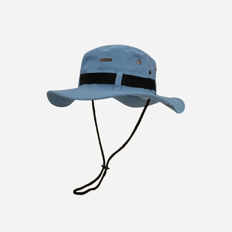 Bucket Hat Fisherman Cap Fishing Outdoor Sunshade Big Brim Panama Sunscreen...