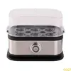 Space Saving Eggs Boiler 200W Automatic Cooker 6 Eggs Capacity Electric Steamer Multi Functional Kitchen Appliance