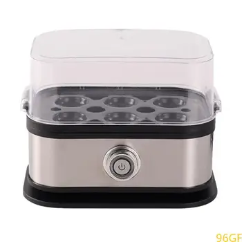 Space Saving Eggs Boiler 200W Automatic Cooker 6 Eggs Capacity Electric Steamer Multi Functional Kitchen Appliance 1