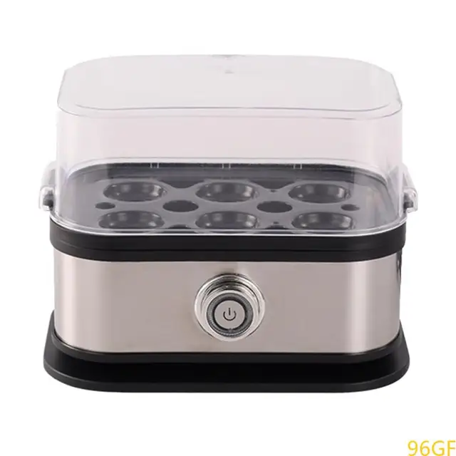 Space Saving Eggs Boiler 200W Automatic Cooker 6 Eggs Capacity Electric Steamer Multi Functional Kitchen Appliance